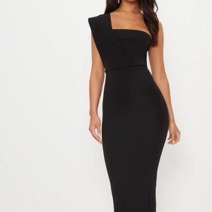 Size 6 pretty little thing black dress. BRAND NEW never worn with tags